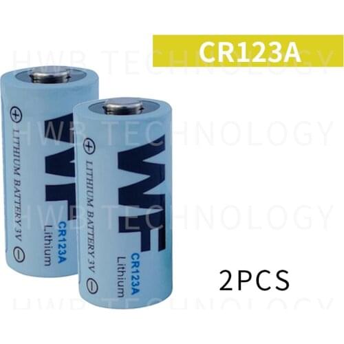2pcs 3V CR123A CR 123A Lithium battery cell 1300mah CR123 CR17335 CR17345 16340 LiMnO2 dry primary battery for camera