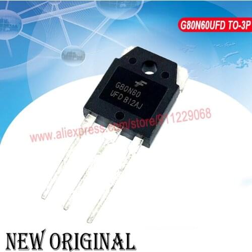 2 Pieces) G80N60UFD SGH80N60UFD TO-3P 600V 80A