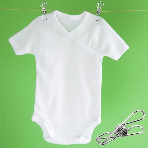 Stainless Steel Photo Hanging Clips Clothes Pins Clothes Pegs Clothing Clamps Fixed Clip Sealing Clip 20 Pcs