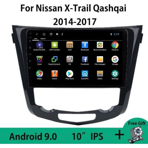 Android 9.0 Car Radio Multimedia Video Player For Nissan X-trail XTrail T32 Qashqai J11 J10 2014 2015 2016 2017 Rear View Camera