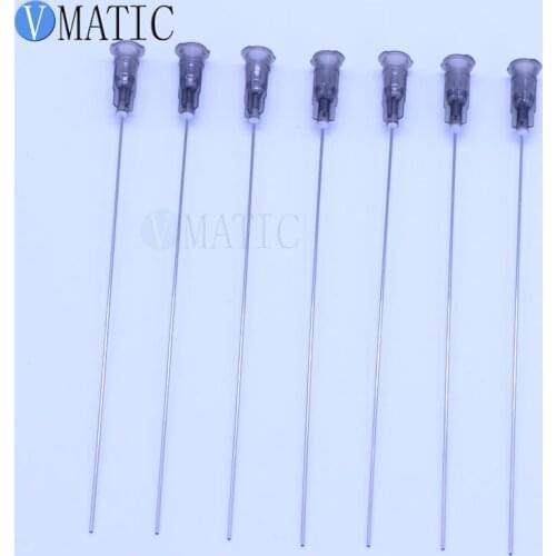 Free Shipping 10Pcs 22G 10cm Blunt Liquid Glue Dispensing Needle Tip 100mm