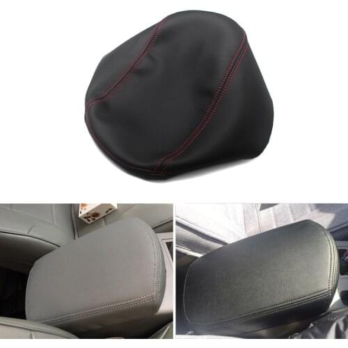 Microfiber Leather Car-styling Center Armrest Box Cover Protective Trim For Toyota Rav4 RAV 4 2006 2007 2008 2009 2010 2011 2012