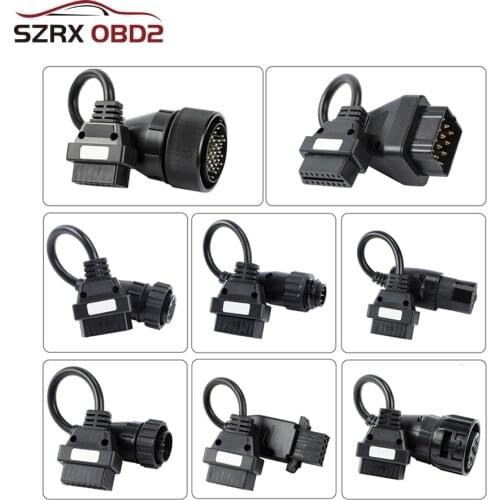 8 pcs/set OBD2 Cables for Car/Trucks Diagnostic tool connect cable for Trucks OBD 2 cables for car diagnostic tool
