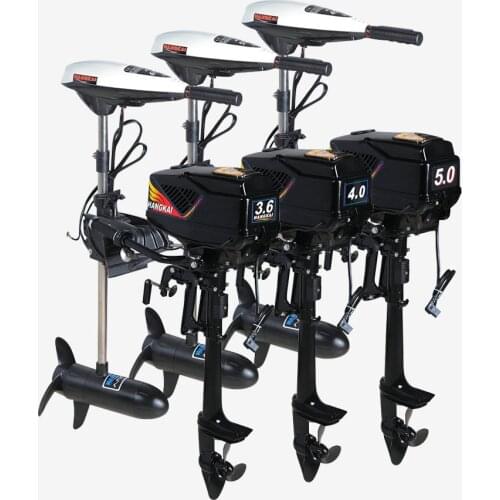 Hangkai 12v24v48v electric propeller, outboard motor, outboard motor, boat hook motor, inflatable boat