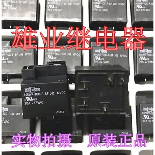 HOT NEW 12V relay 805WP-1CC-F-SF J02 805WP-1CC-F-SF-J02 805WP1CCFSFJ02 12V 12VDC DC12V 30A 12VDC 5PIN