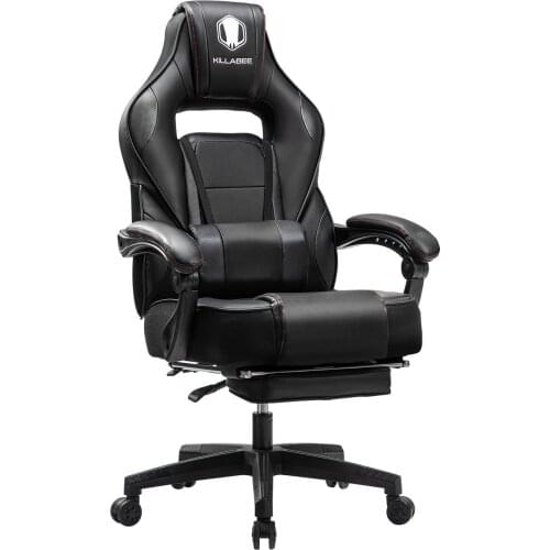 Gaming Office Chairs 180 Degree Reclining Computer Chair Comfortable Executive Computer Seating Racer Recliner PU Leather