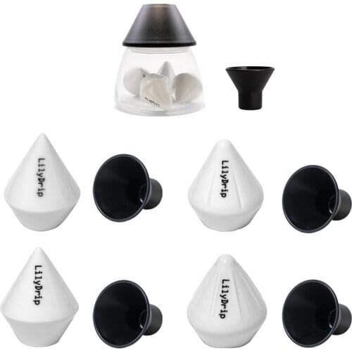 Ceramic Reusable Coffee Dripper Filter Cup Brew Dripper Pour Over for Cafe