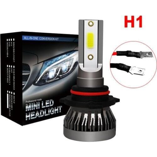 LED Headlight Bulb H1 LED Headlight Bulb 90W 12000LM Conversion Kit Super Bright CSP Chips 6000K Cool White Car Accessorie TSLM1