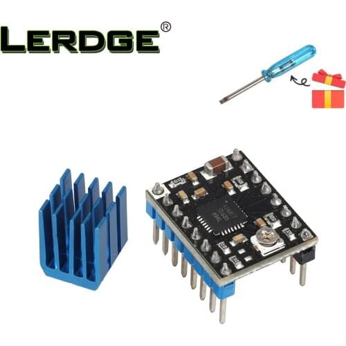 LERDGE A4988 Stepper Motor Driver Module With New Aluminum HeatSink for 3d Printer Parts