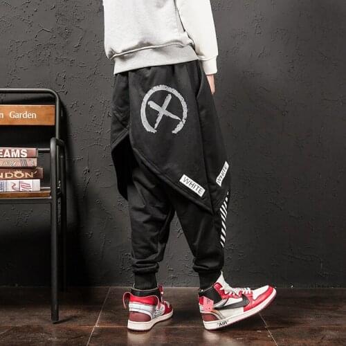 Mens Youth Fashion Japanese Style Hip Hop Harem Loose Pants Casual Trousers N34