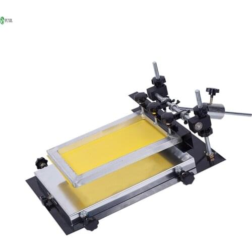 Small manual silk screen station SMT manual stamping station solder paste screen printing machine screen printing machine