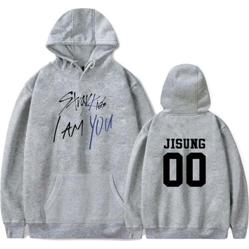 Cool New Arrival Stray Kids Hoodies I Am You Idol Unisex Member Piture Fashion Warm Pop Women Hoodie Sweatshirt Hip Hop Clothes