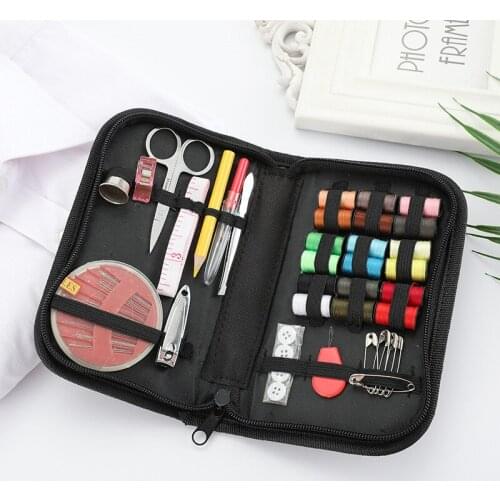 37-piece large-capacity portable travel sewing kit, sewing kit, sewing box, handmade sewing knitting needle embroidery box