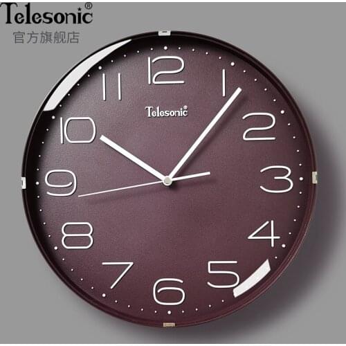 Simple Digital Wall Clock Modern Design Nordic Minimalist Living Room Glass Quartz Silent Waterproof Watches Klok Home Decor E5