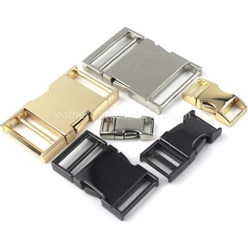 1pcs Metal Backpack strap Buckle Quick Side Release Buckle for bag luggage outdoor backpack strap belt webbing Lether Craft DIY