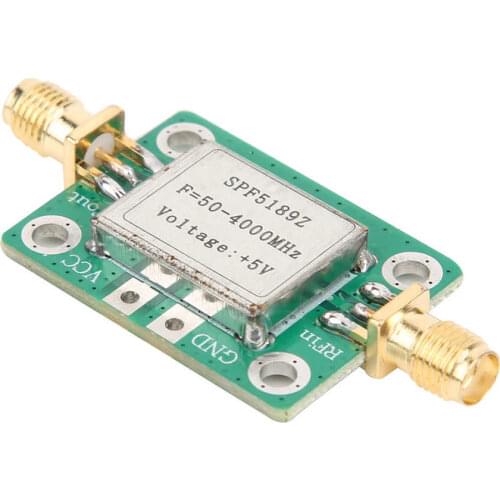 SPF5189 0.6dB RF Amplifier Module 0.1-4000MHz Wideband LNA Signal Gain Receiver Board Low Noise for a Wide Range of
