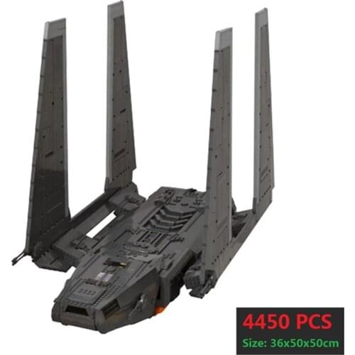 Buildmoc Series UCS Zeta Class Cargo Shuttle MOC Model Building Blocks Bricks Fit ISD Monarch Imperial Destroyer Kids Toys Gifts