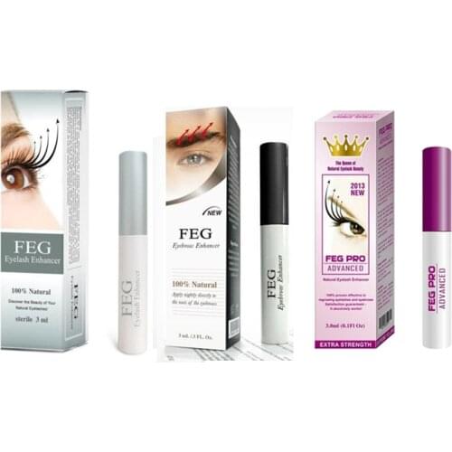FEG Eyelash Enhancer 100% Original Eyelash Growth Treatment Serum Natural Herbal Medicine Eye Lashes Mascara Lengthening Longer