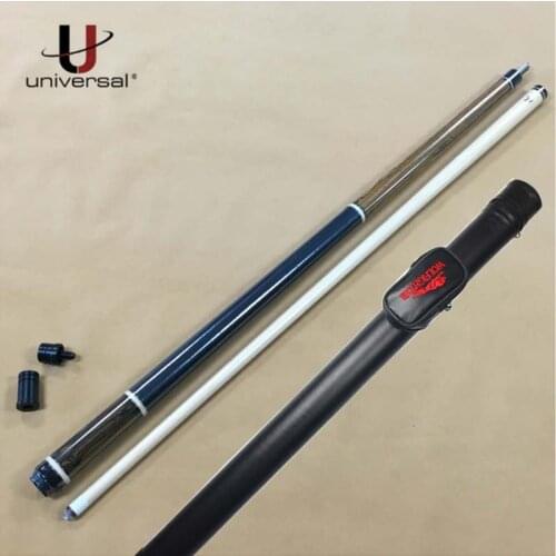 Universal Brand Pool Cue Billiard Stick 12.75mm Tip with WOLFIGHTER Pool Cue Case UN114-10
