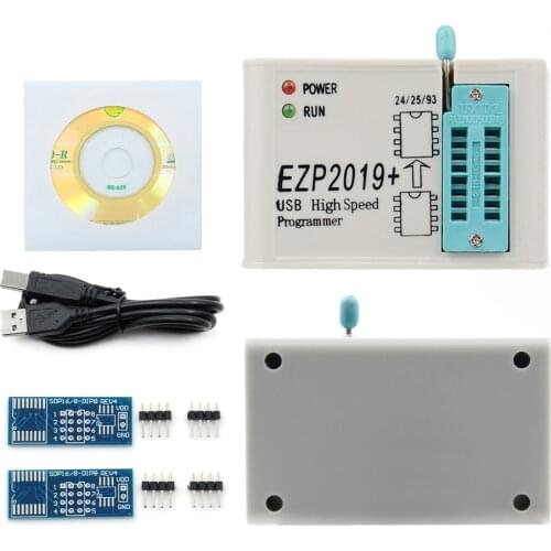 Genuine New Arrival EZP2019 USB SPI Programmer+2 Adapter Support Win7/8 24 25 93 EEPROM Flash Bios Smart Chip Fast Reading Speed