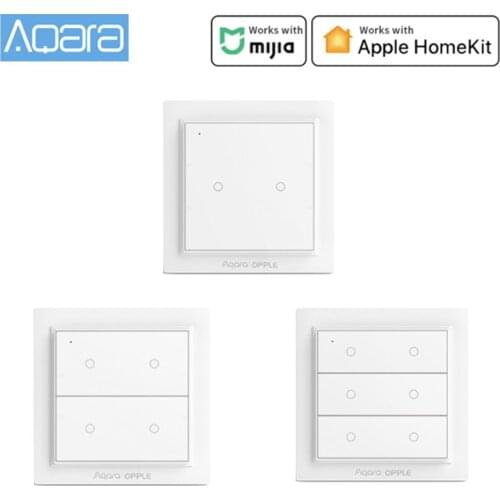 Aqara OPPLE Wireless Smart Light Switch For Apple HomeKit Mijia App Smart Light Switch Wireless Wall Switch Two/Four/Six Buttons