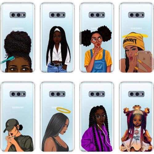 TPU Back Cover For Samsung Galaxy S10 Plus 5G 10E Black Girl Magic Melanin ft Silicone Phone Case For Samsung Galaxy Note 10 Pro