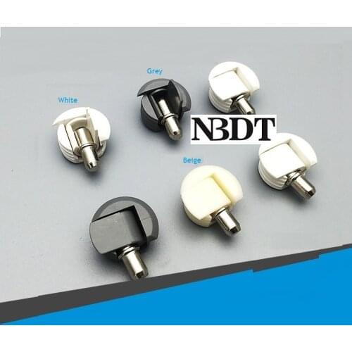 200Pcs/Lot 5mm Shaft Mortised Furniture Cupbord Cabinet Shelf Support Holder Pegs Bracket Plastic House Turn Locking