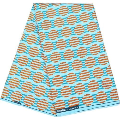 2019 Beautiful Wonderful Pattern Print Colorful Polyester African Veritable Real Wax Pagne Sewing Material Fabric 6 Yards