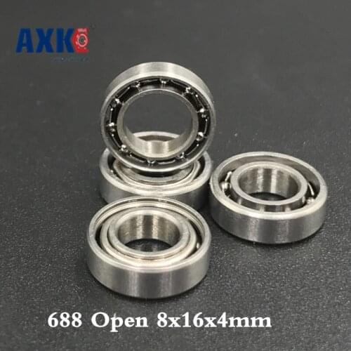 2021 Limited Sale Steel Ball Bearing Rolamentos 50 Pcs Open Type 688 Bearings 8x16x4 Mm Miniature Ball