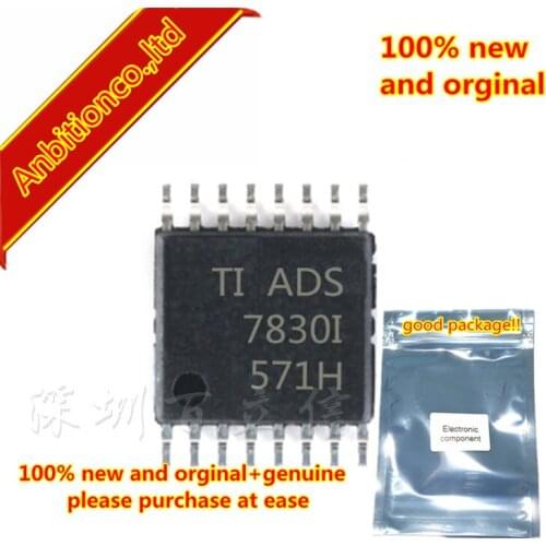 5pcs 100% new original ADS7830IPWR ADC 8-Bit, 8-Channel Sampling ANALOG-TO-DIGITAL CONVERTER 8-Bit in stock