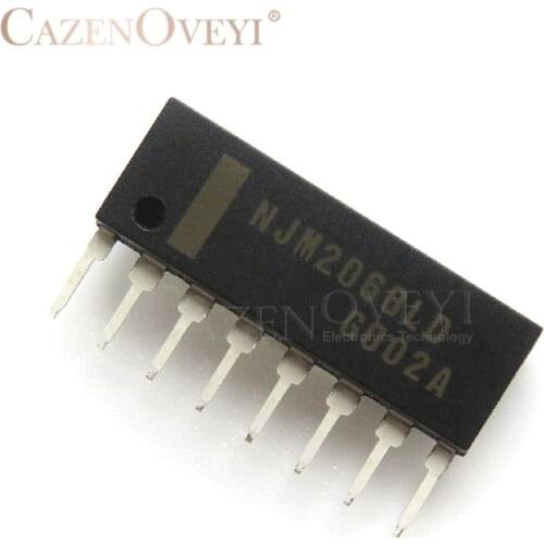 5pcs/lot NJM2068LD NJM2068 NJM4580L NJM4580 SIP-8 In Stock