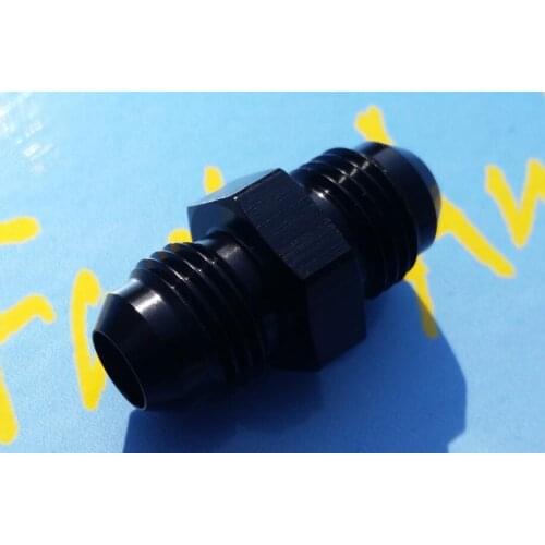 7/16-20unf thread -4an an4 an-4 to an4 male FLARE UNION adapter hose fitting for 2l fuel surge tank fuel supply
