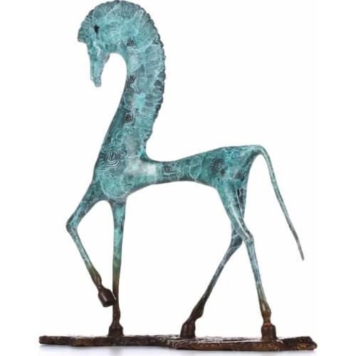 Egypt Horse Tomfeel Bronze Sculpture Copper Horse Decoration Sculpture For living room Home Decoration Arts Crafts