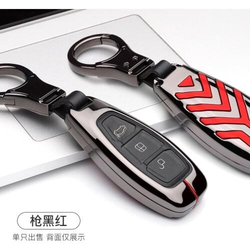 Zinc alloy Car Smart Key Case Cover for Ford Fiesta Focus 3 4 Mondeo Ecosport Kuga Focus ST Car Key Smart Remote Key