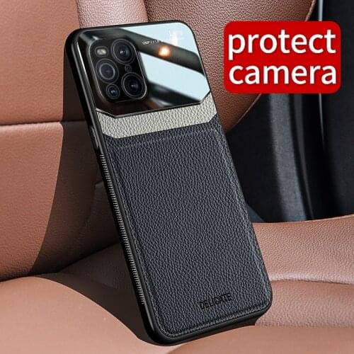 Shockproof Matte Leather Luxury Super Thin Case for OPPO Find X3 A74 A93 A95 A92 A94 A15 K9 Reno 5Z 4 Realme C15 C11 Funda