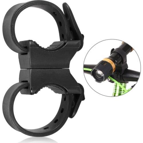 Bike Flashlight Mount Holder Bike Light Mount Universal Flashlight Bicycle Mount 360 Rotating Flashlight Torch Mount Holder