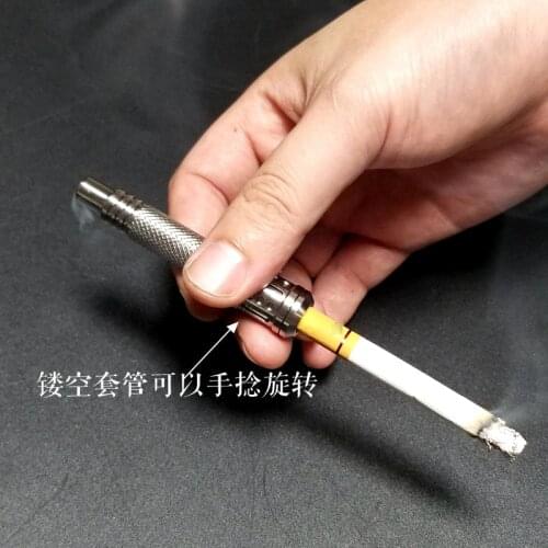 EDC Titanium Alloy Filter Holder Pipe Triple Recycle Filter Holder Outdoor Camping Portable Gear Filter Holder EDC Tools