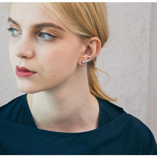 SODROV 2019 Hot Sterling Silver Round Long Drop Earrings Sterling Silver Jewelry NewYear & Valentines Day Gift EE030