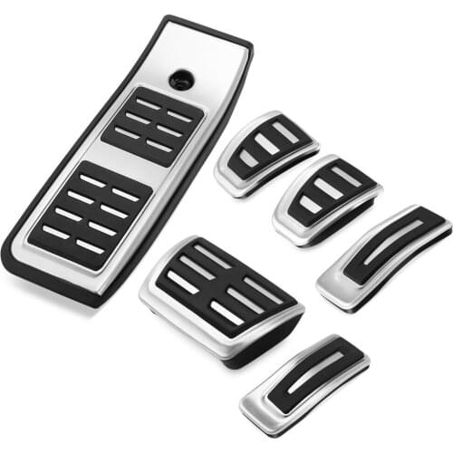 For Audi A4 B9 A5 F5 2016-2019 Sedan Avant Sport Automatic High Quality Stainless Steel Fuel Brake Footrest Pedal Cover