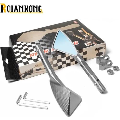 For YAMAHA ys 150 tmax 530 tdm 850 fz6n mt10 c8 nmax 155 fazer8 etc Universal Motorcycle Rearview Mirror moto CNC Side Mirrors