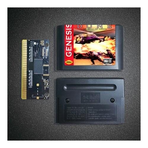 Dune The Battle For Arrakis - 16 Bit MD Game Card for Sega Megadrive Genesis Video Game Console Cartridge
