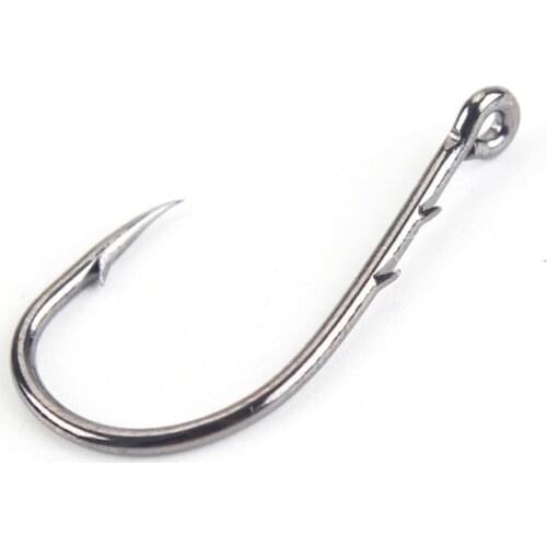 Octopus Fishing Hook With Double Bait Keeper Barbs 20pcs / Lots Carp Fishing High Carbon Steel Chimical Sharpen Barbed Fishhooks