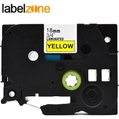 18mm tze641 black on blue label tape Compatible Brother p-touch printers tze tape laminated tze-641 tze641 tz641 tze641 ribbon