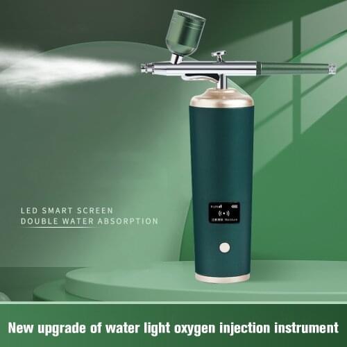 Mini Oxygen Injection Device Handheld Rechargeable Nano Mist Spray Facial Essence Absorbs Skin Hydrating Moisturizer Spray Gun