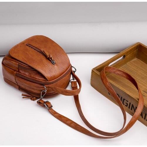 Fashion Women Soft PU Leather Solid Color Crossbody Shoulder Messenger Bag Casual Ladies Small Handbags Flap Coin Purse