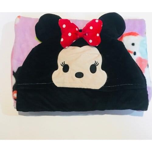 Disney Minnie TSUM Fashion Anime Figures Cartoon Product Cosplay Accessories Blanket Household Home Sleep Gifts New