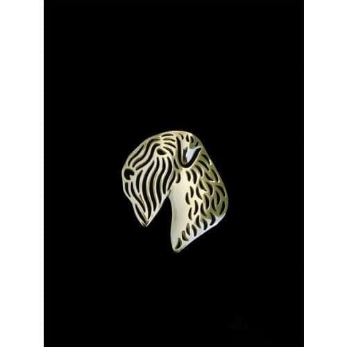 Trendy Soft Coated Wheaten Terrier brooches for women silver plated men brooches animal fashion jewelry 1pcs