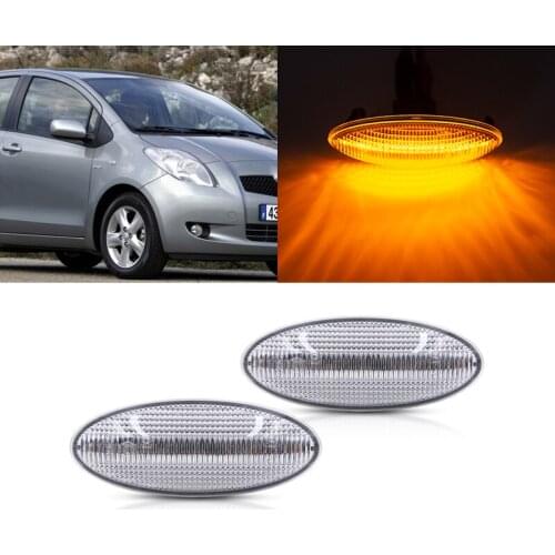 For Toyota Yaris XP90 Vitz XP130 RAV4 Pre-facelift Auris Corolla E140 E150 Verso AR20 Front Dynamic Amber Led Side Marker Light