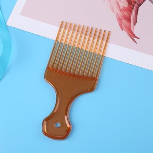 Pro Salon Hair Care Styling Tool Flat Wide Teeth Hair Fork Comb Unisex Flat Top Hair Brushes Girls Ponytail Comb