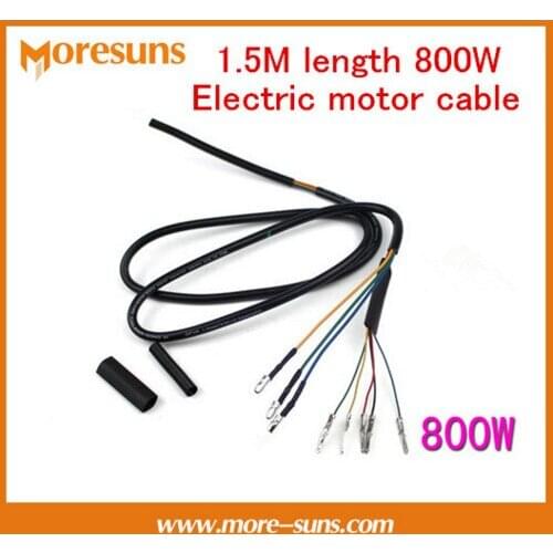 Free Ship Electric motor cable1.5M Length 800W Brushless motor wire 8 core high-temperature copper wire Electrie wire kit
